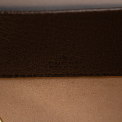 Ophidia GG Wrist Pouch GG Supreme Brown Leather