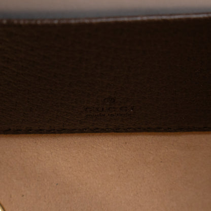 Ophidia GG Wrist Pouch GG Supreme Brown Leather