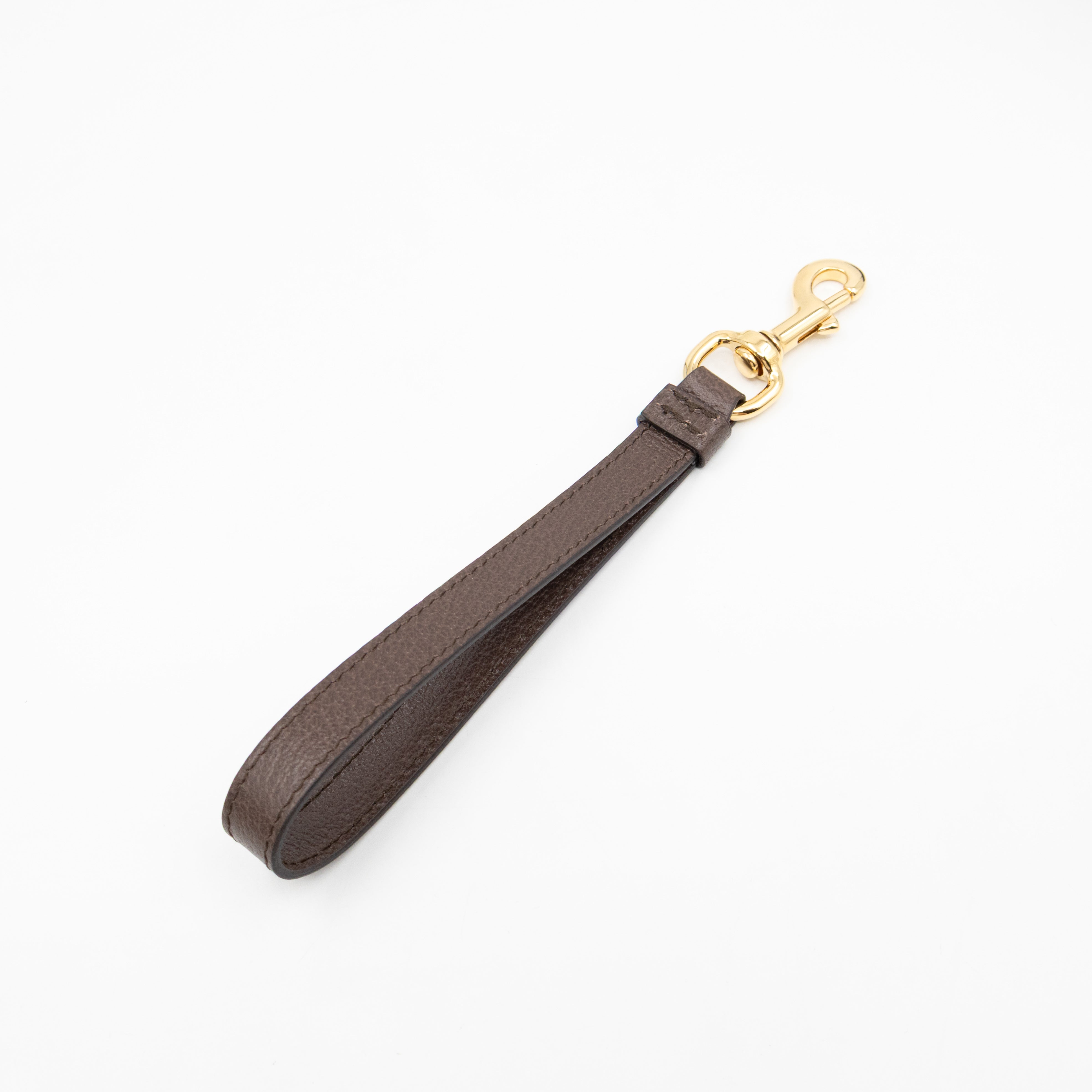 Ophidia GG Wrist Pouch GG Supreme Brown Leather