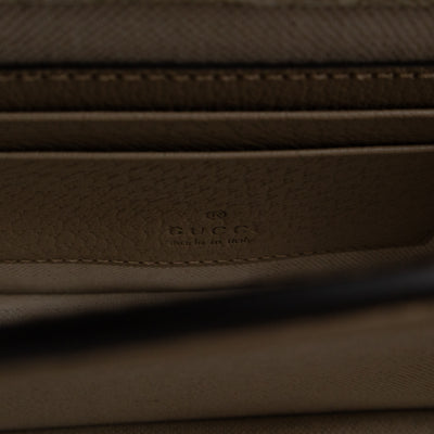 Mini Crossbody Bag Interlocking G Beige GG Supreme Canvas