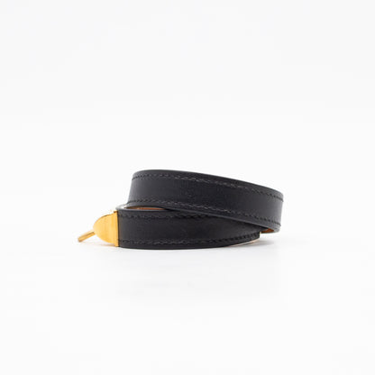 Rivale Double Tour Bracelet Black Leather
