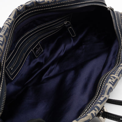 Zucchino Canvas Bag Grey & Navy