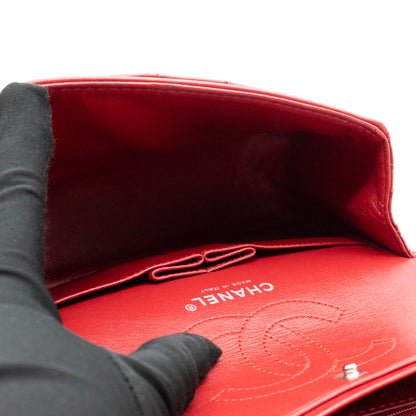 2.55 Reissue Mini Double Flap Red Leather