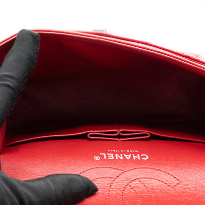 2.55 Reissue Mini Double Flap Red Leather