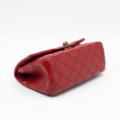 2.55 Reissue Mini Double Flap Red Leather