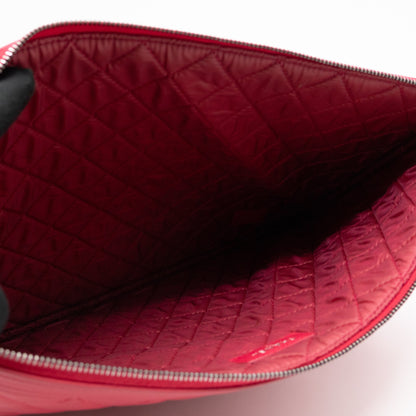 Boy O Case Clutch Large Pink Leather