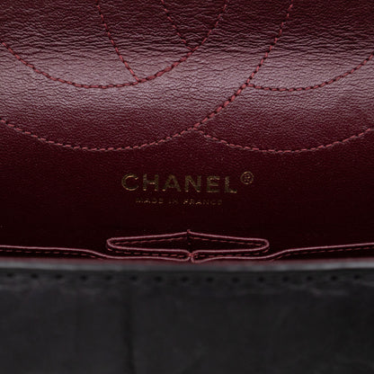 2.55 Reissue 227 Double Flap Bag Black Leather