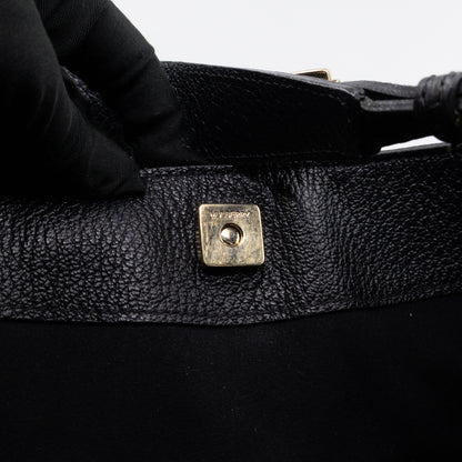 Freya Hobo Large Black Leather