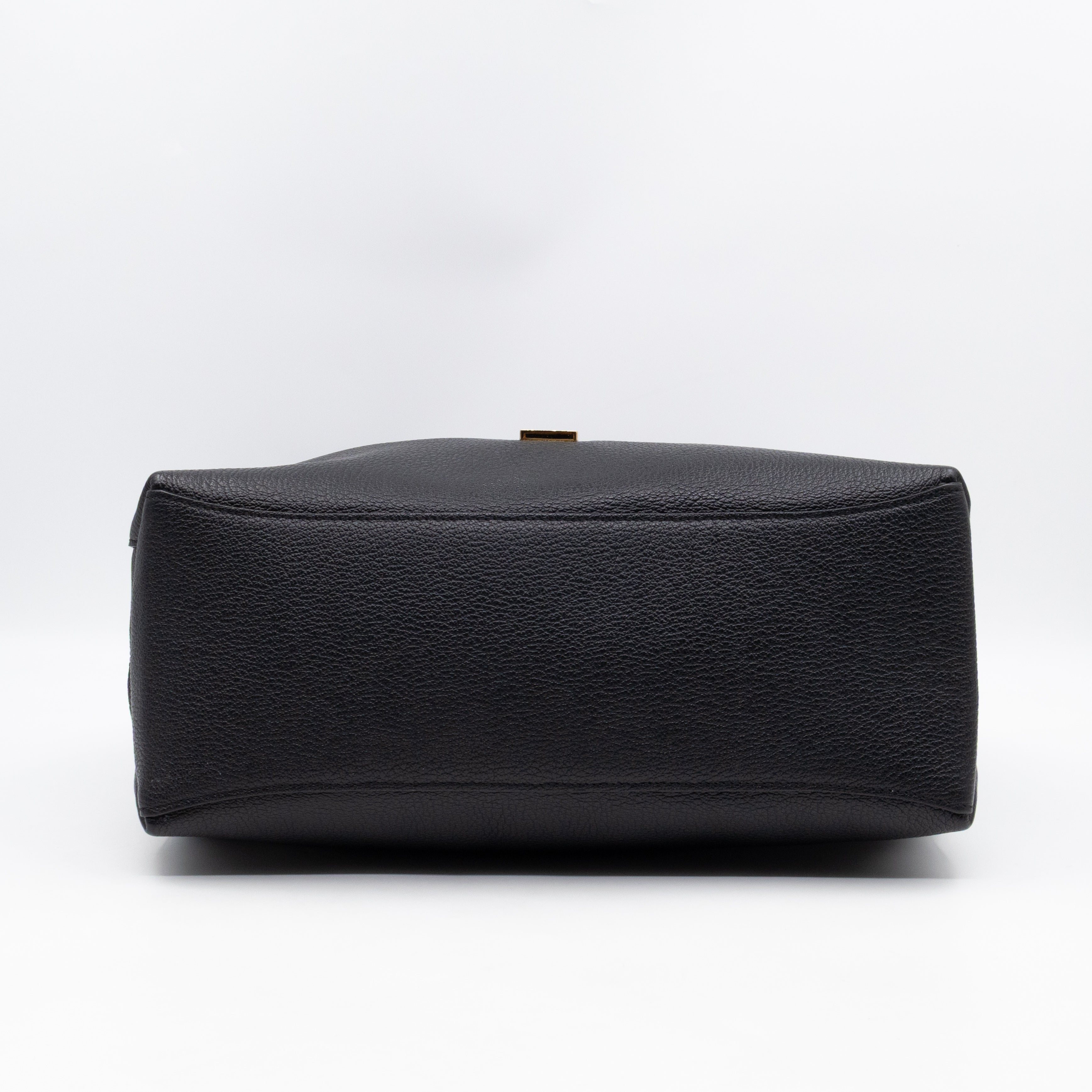 Freya Hobo Large Black Leather