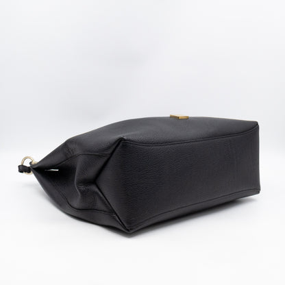 Freya Hobo Large Black Leather