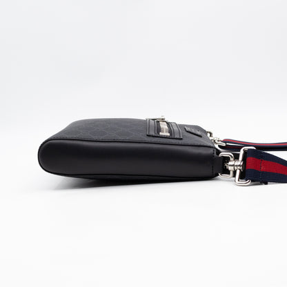 Small Messenger GG Supreme Black