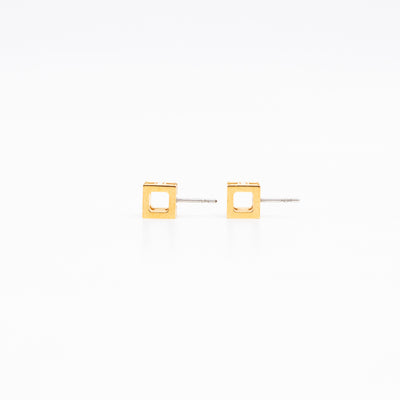 Cage d'H Earrings Red Gold