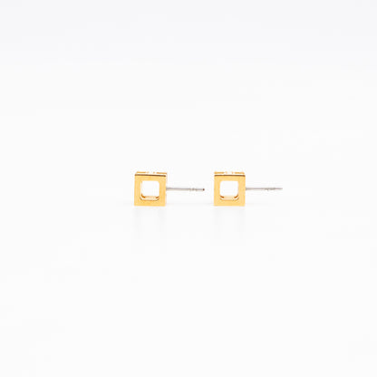 Cage d'H Earrings Red Gold