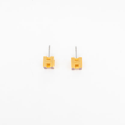 Cage d'H Earrings Red Gold