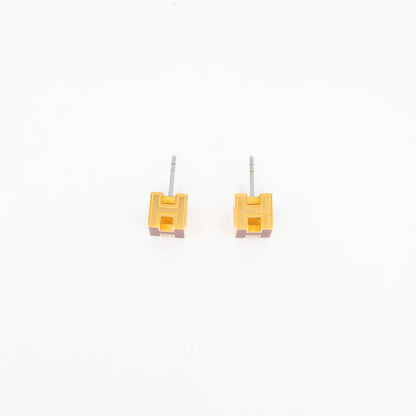 Cage d'H Earrings Red Gold