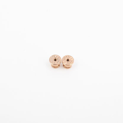 Eileen Earrings Rose Gold White