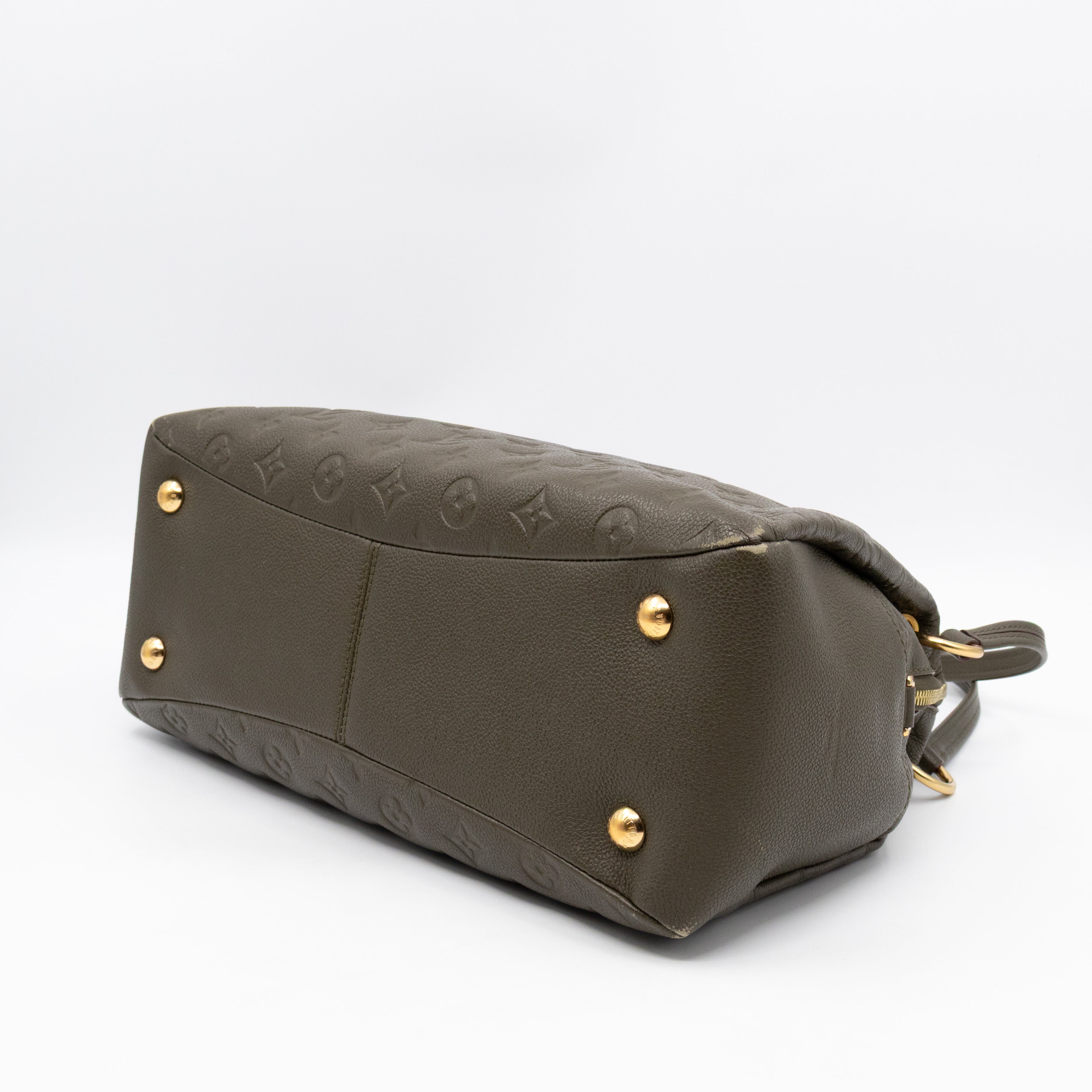Ponthieu PM Green Monogram Empreinte