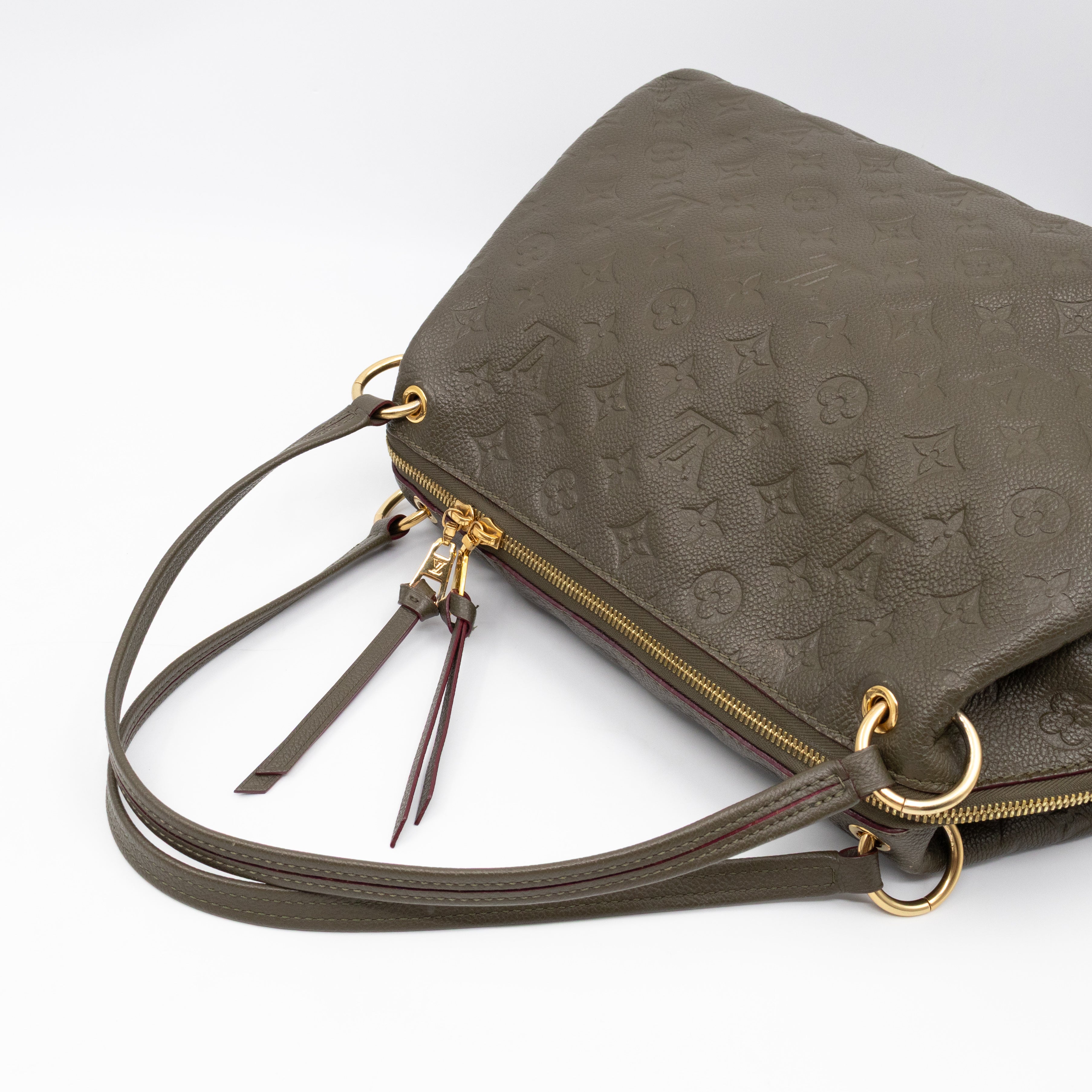 Ponthieu PM Green Monogram Empreinte