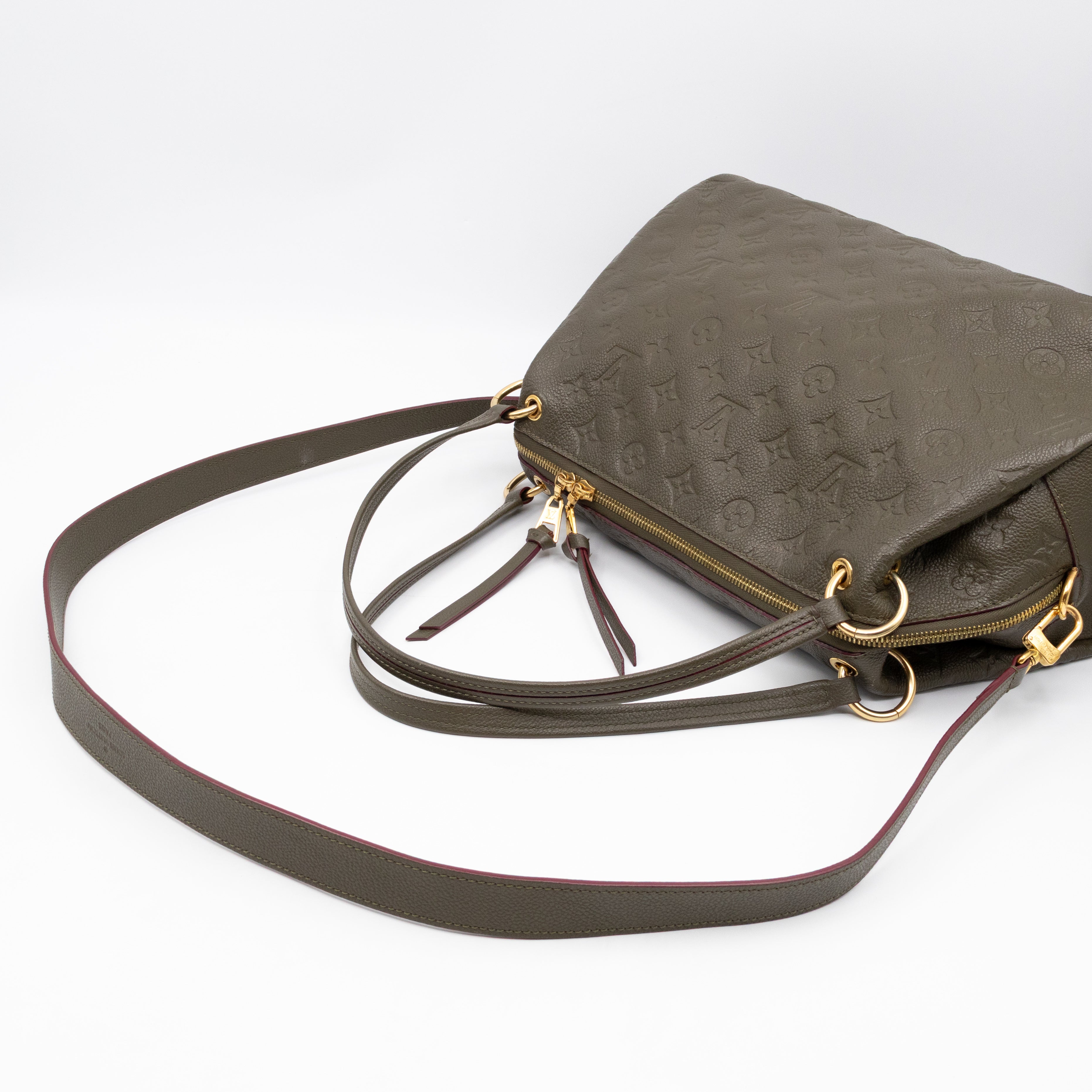 Ponthieu PM Green Monogram Empreinte