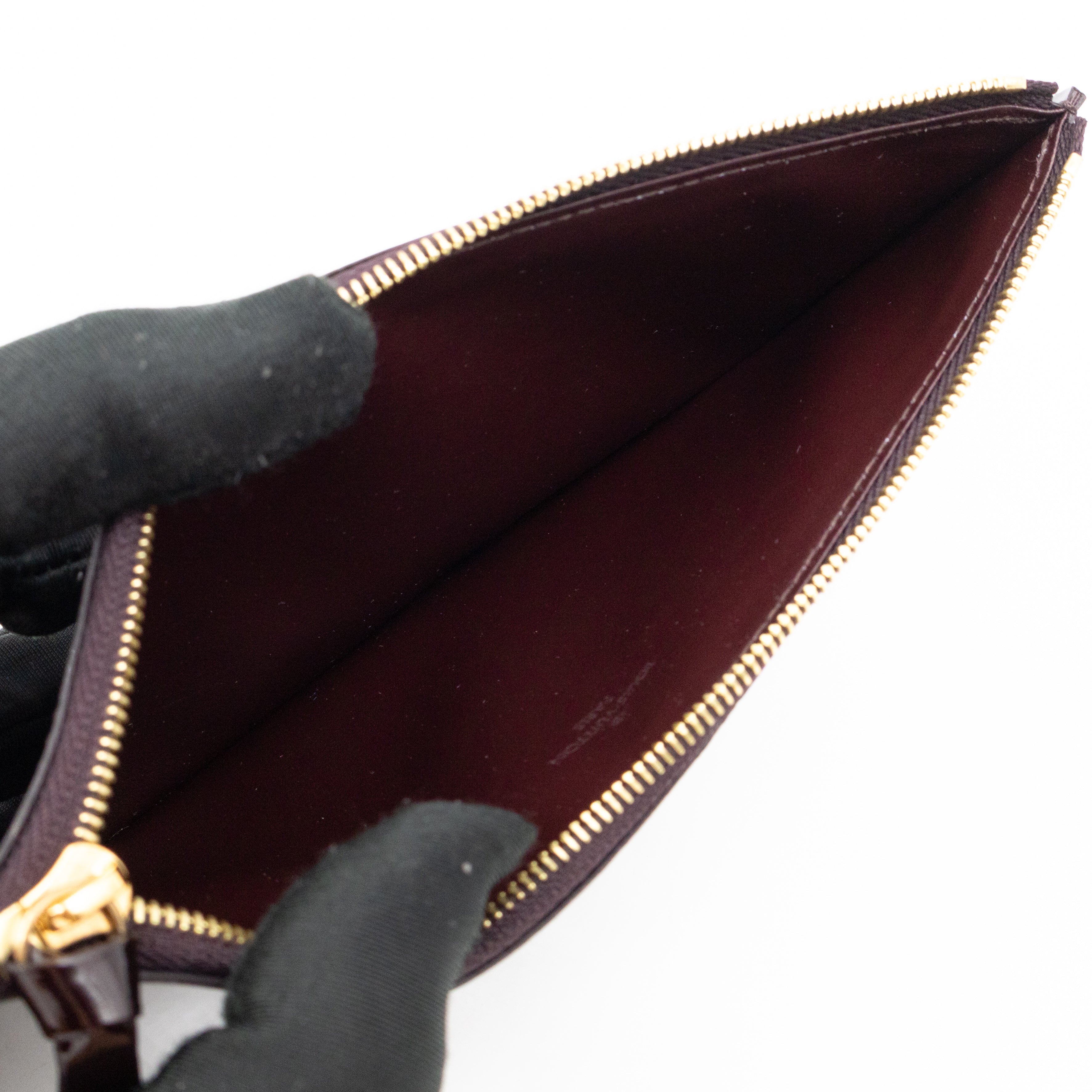Pochette Felicie Vernis Amarante
