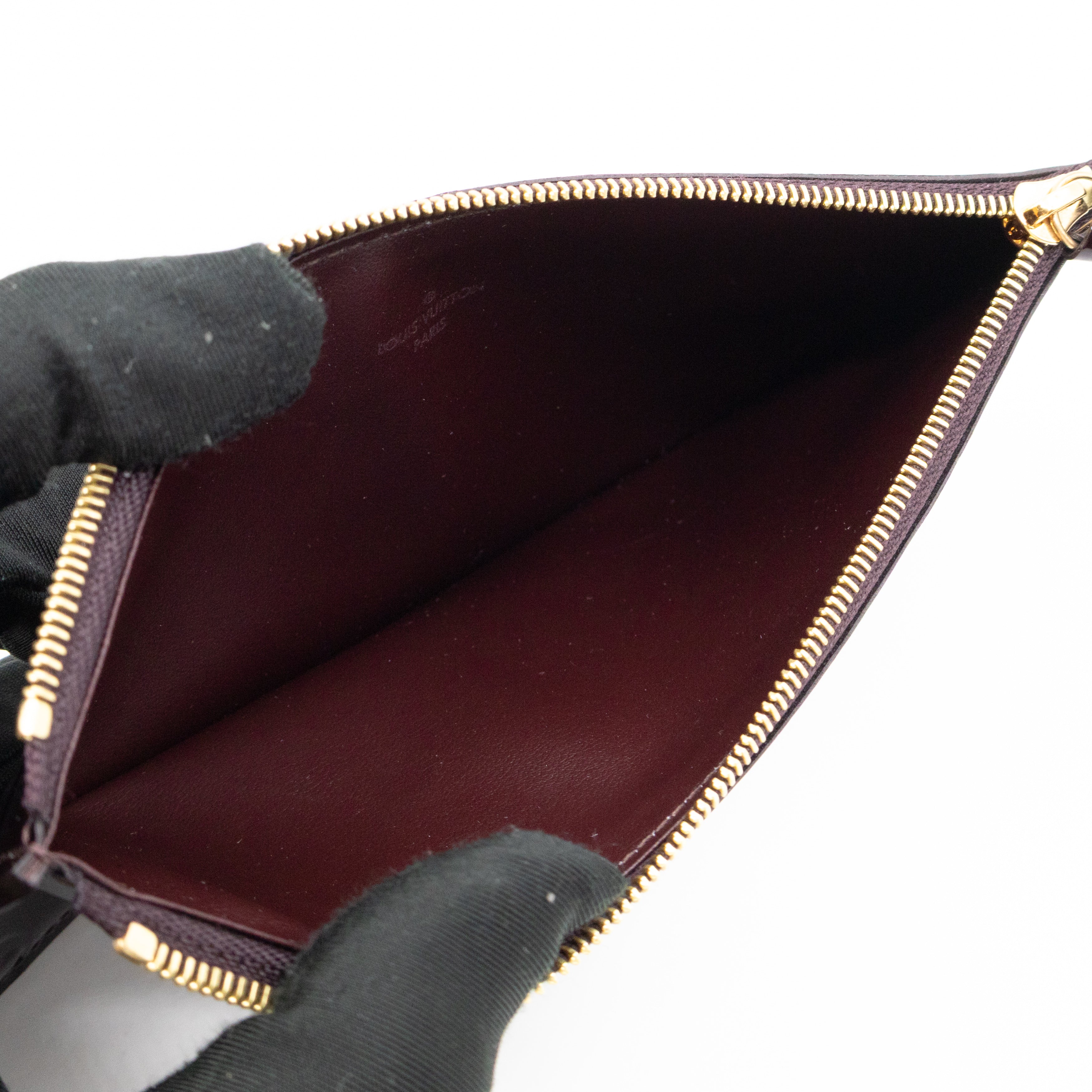 Pochette Felicie Vernis Amarante