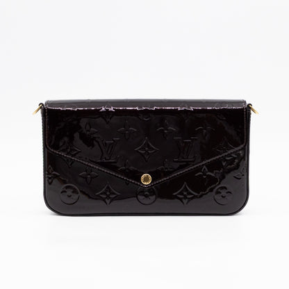 Pochette Felicie Vernis Amarante