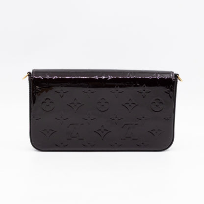 Pochette Felicie Vernis Amarante