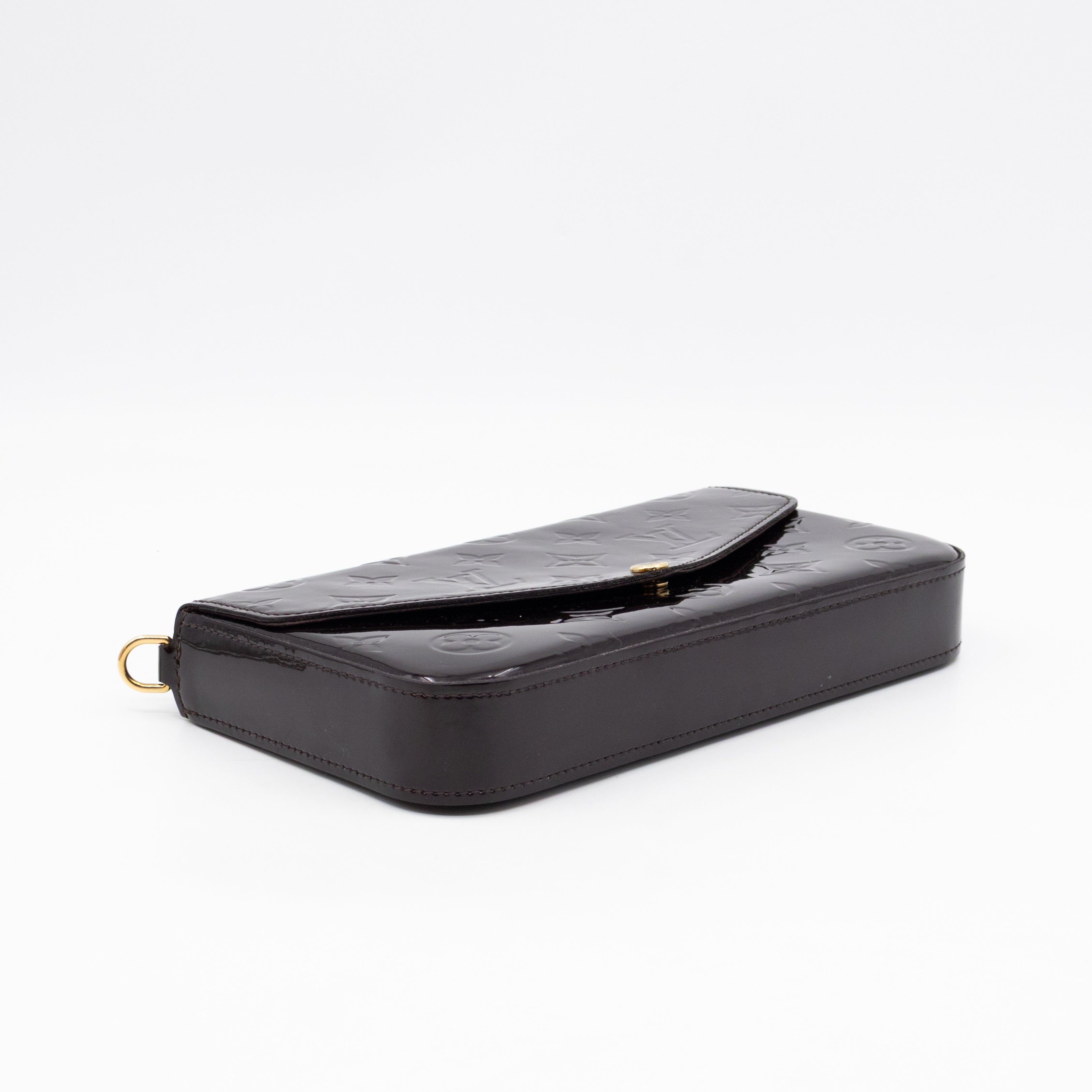 Pochette Felicie Vernis Amarante