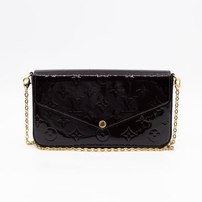 Pochette Felicie Vernis Amarante