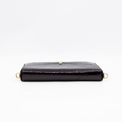 Pochette Felicie Vernis Amarante