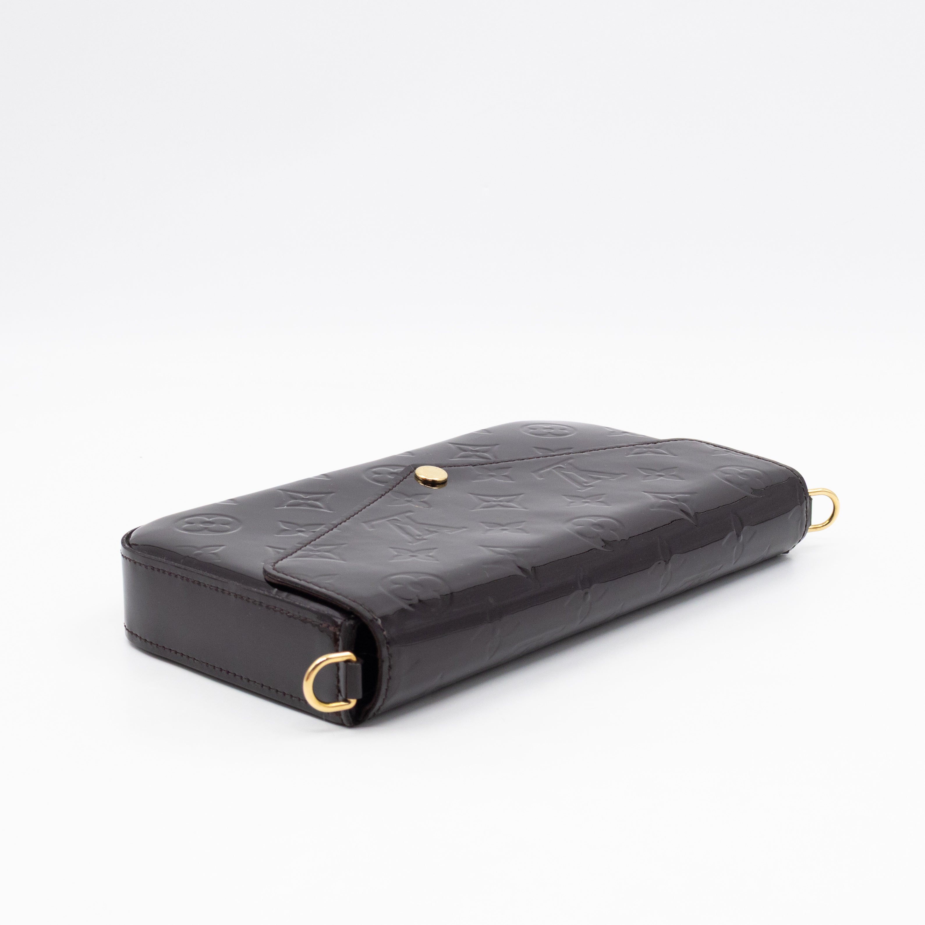 Pochette Felicie Vernis Amarante