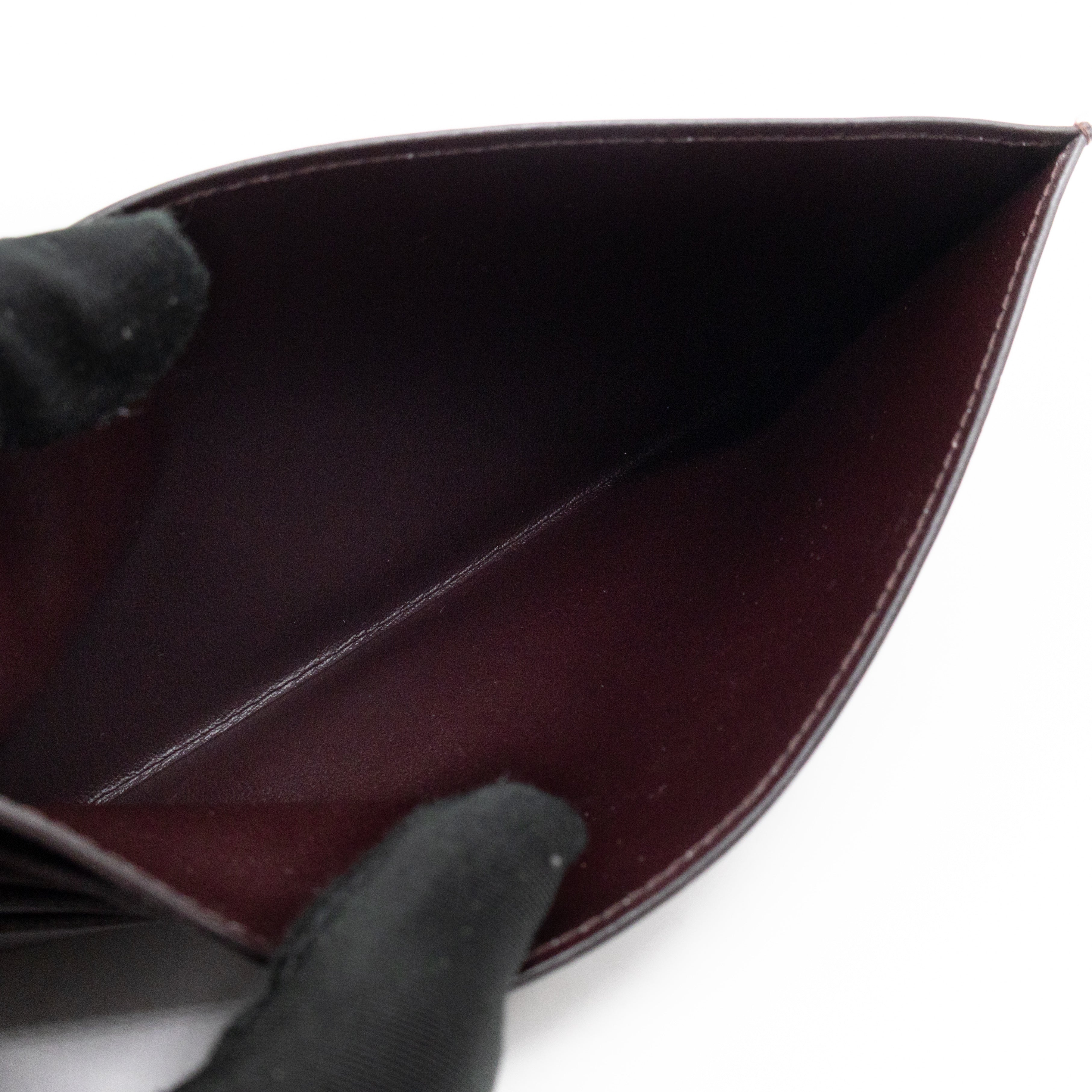 Pochette Felicie Vernis Amarante