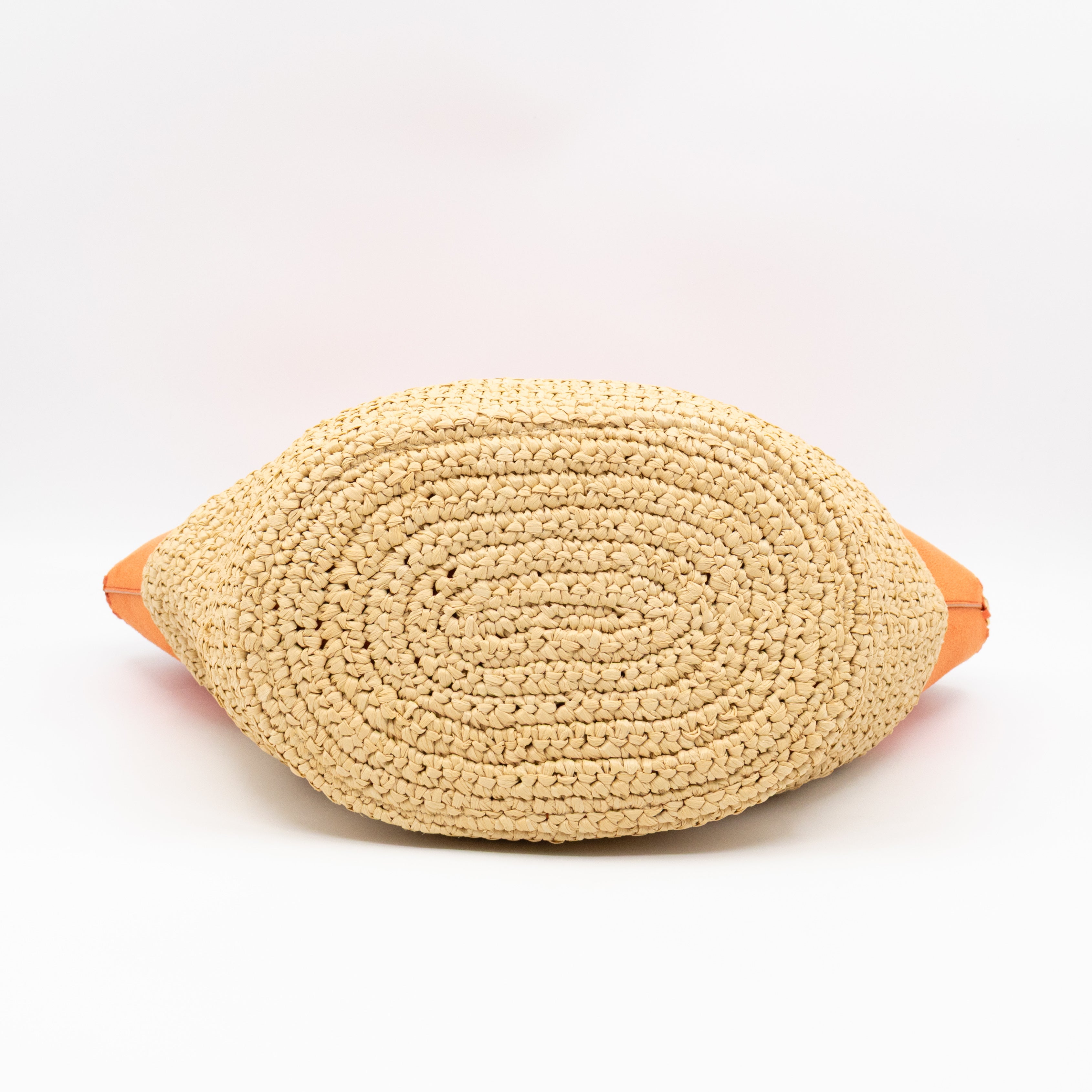 Falabella Raffia Large Tote Orange