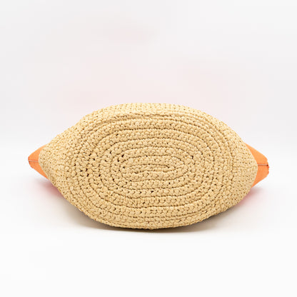Falabella Raffia Large Tote Orange