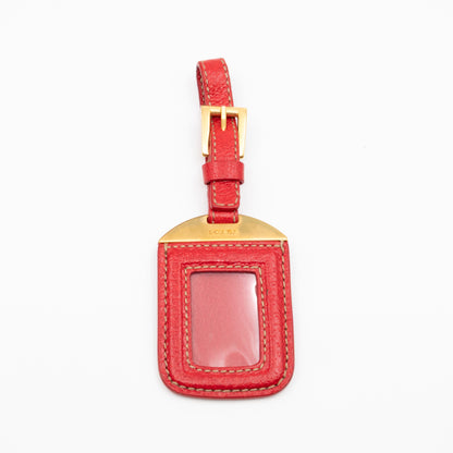 Plex Stampato Tote Red & Clear Vinyl