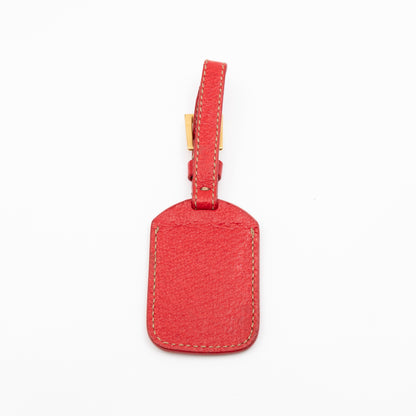 Plex Stampato Tote Red & Clear Vinyl