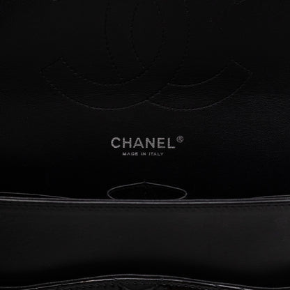 Classic Double Flap Jumbo Black Patent Leather