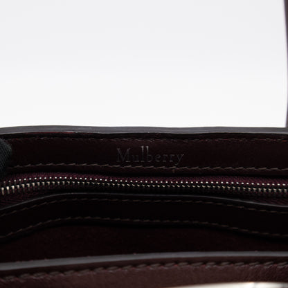Small New Bayswater Studded Burgundy Leather