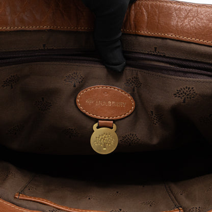Oversized Alexa Brown Leather