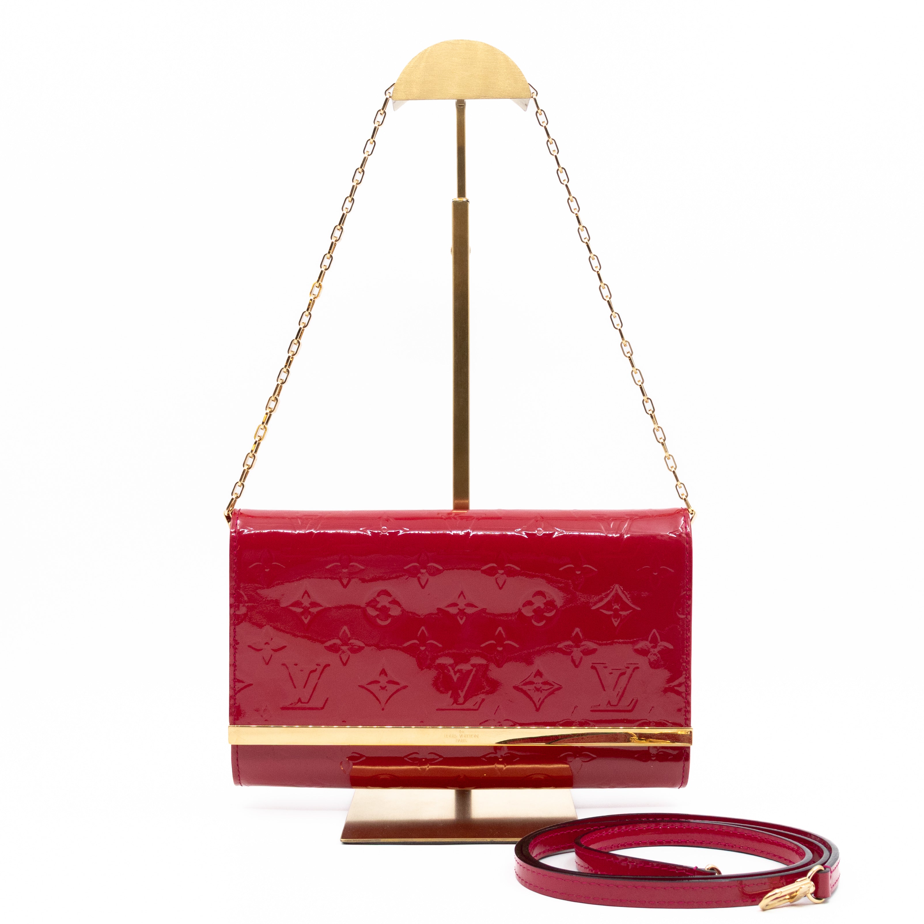 Ana Clutch Vernis Indian Rose
