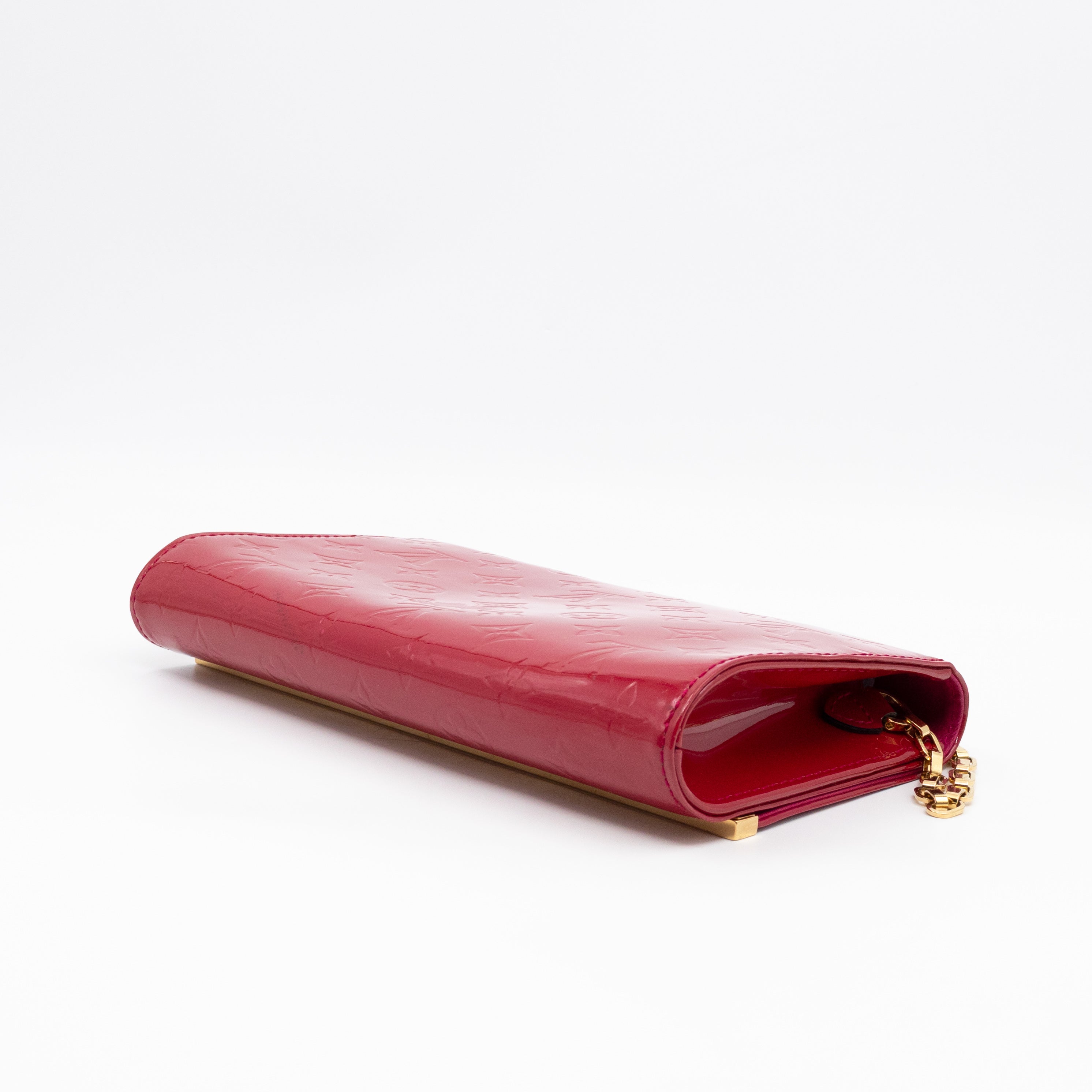 Ana Clutch Vernis Indian Rose