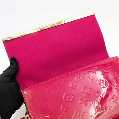 Ana Clutch Vernis Indian Rose