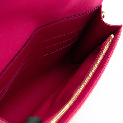 Ana Clutch Vernis Indian Rose
