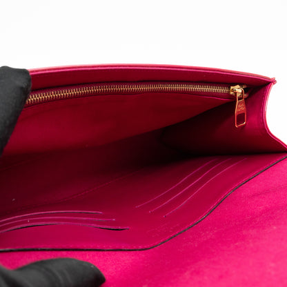 Ana Clutch Vernis Indian Rose