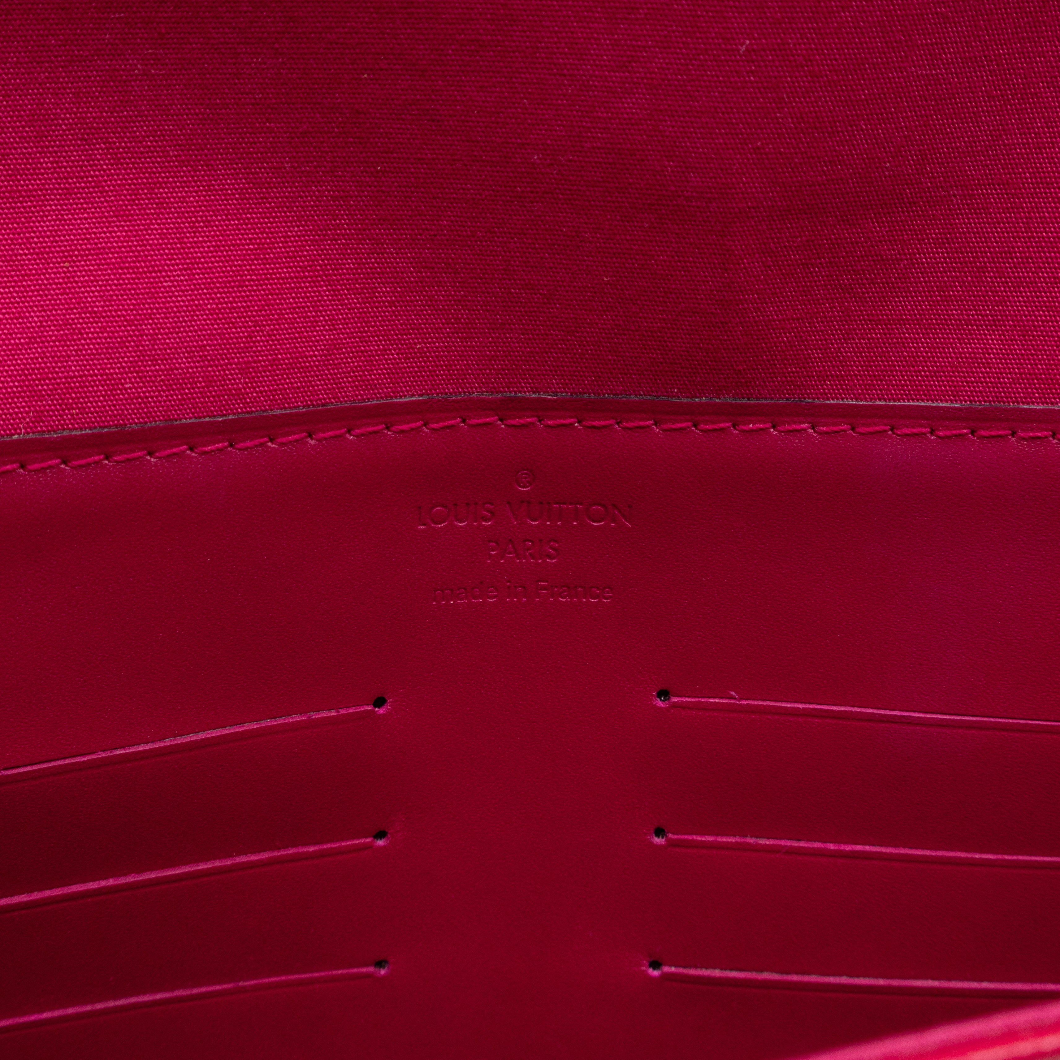 Ana Clutch Vernis Indian Rose