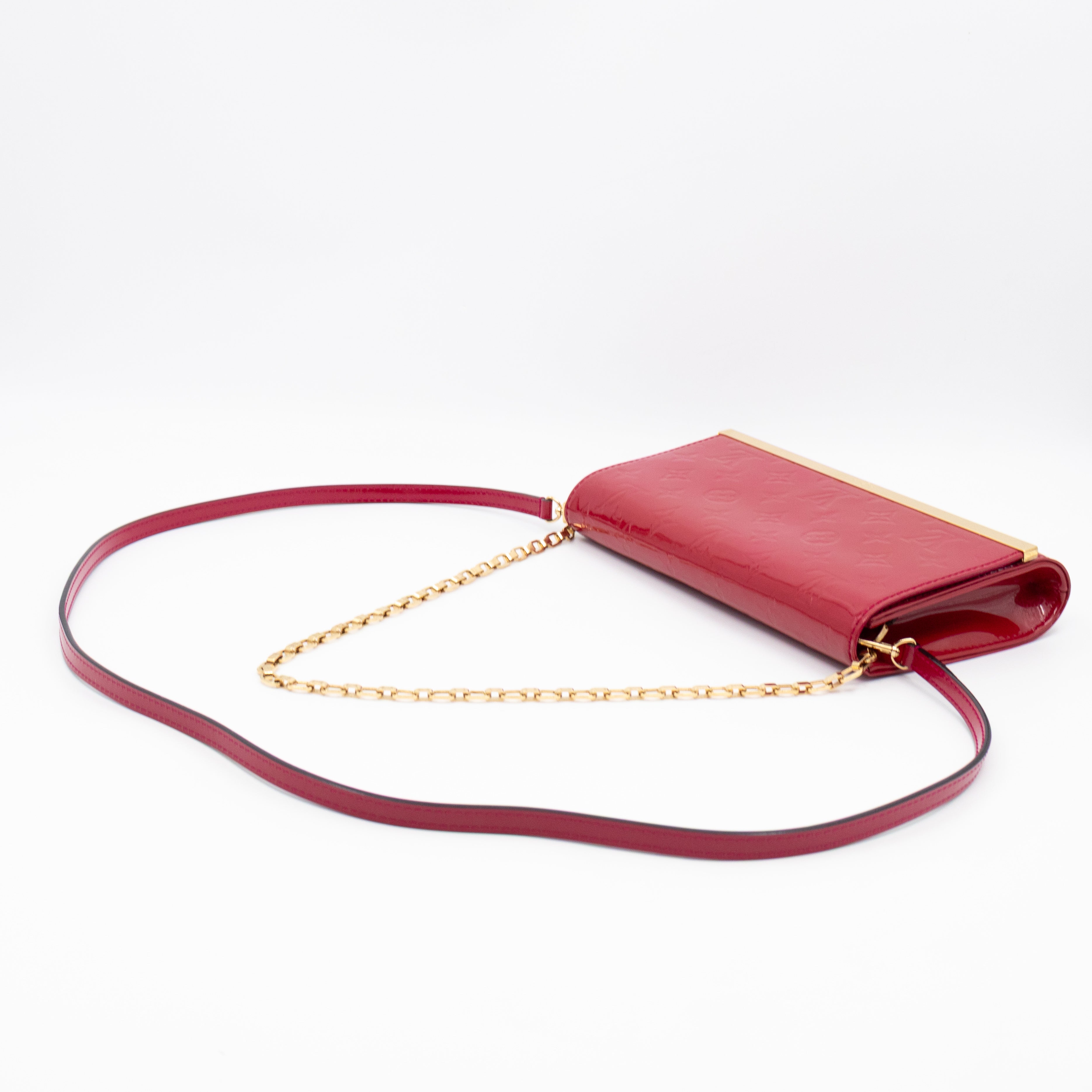 Ana Clutch Vernis Indian Rose