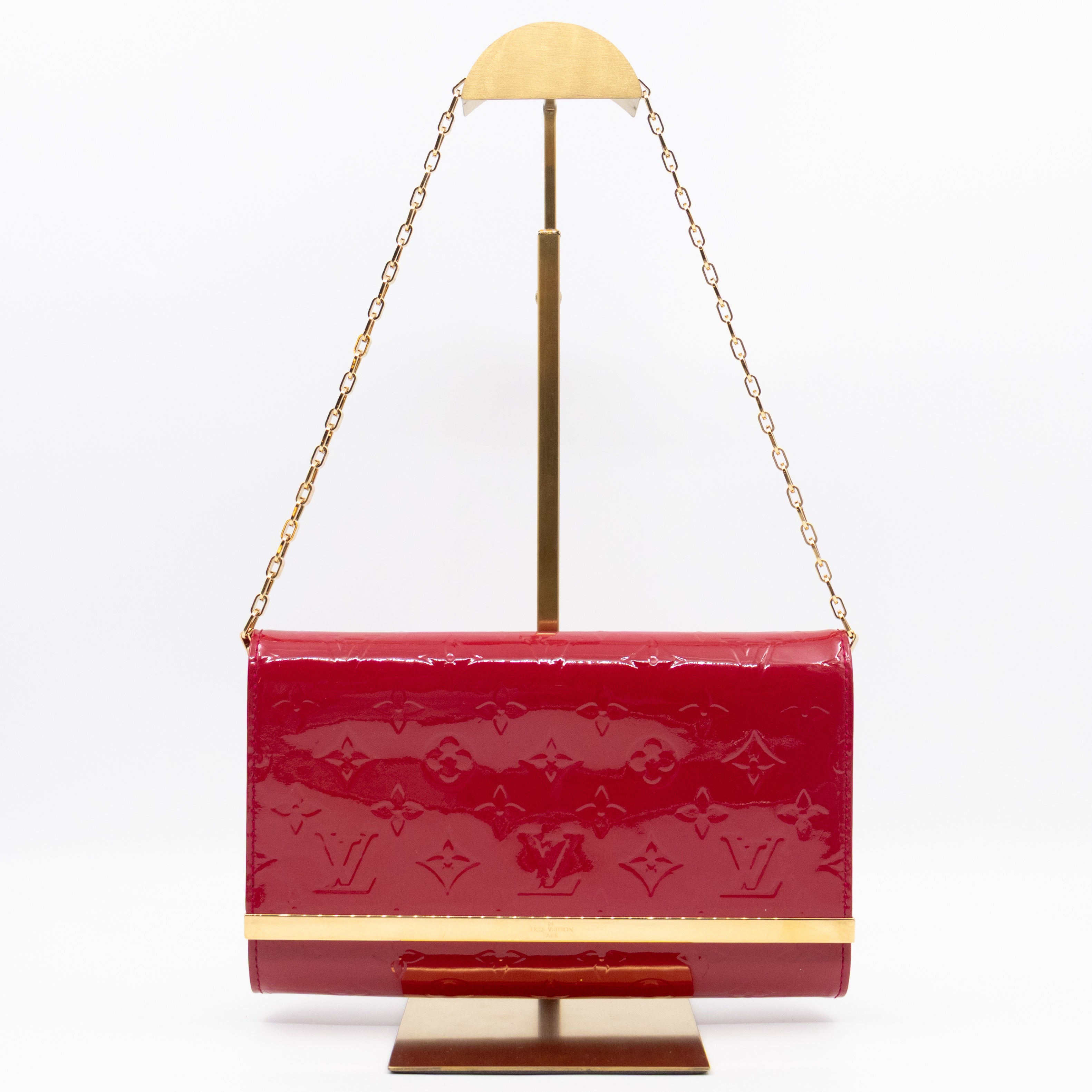 Ana Clutch Vernis Indian Rose