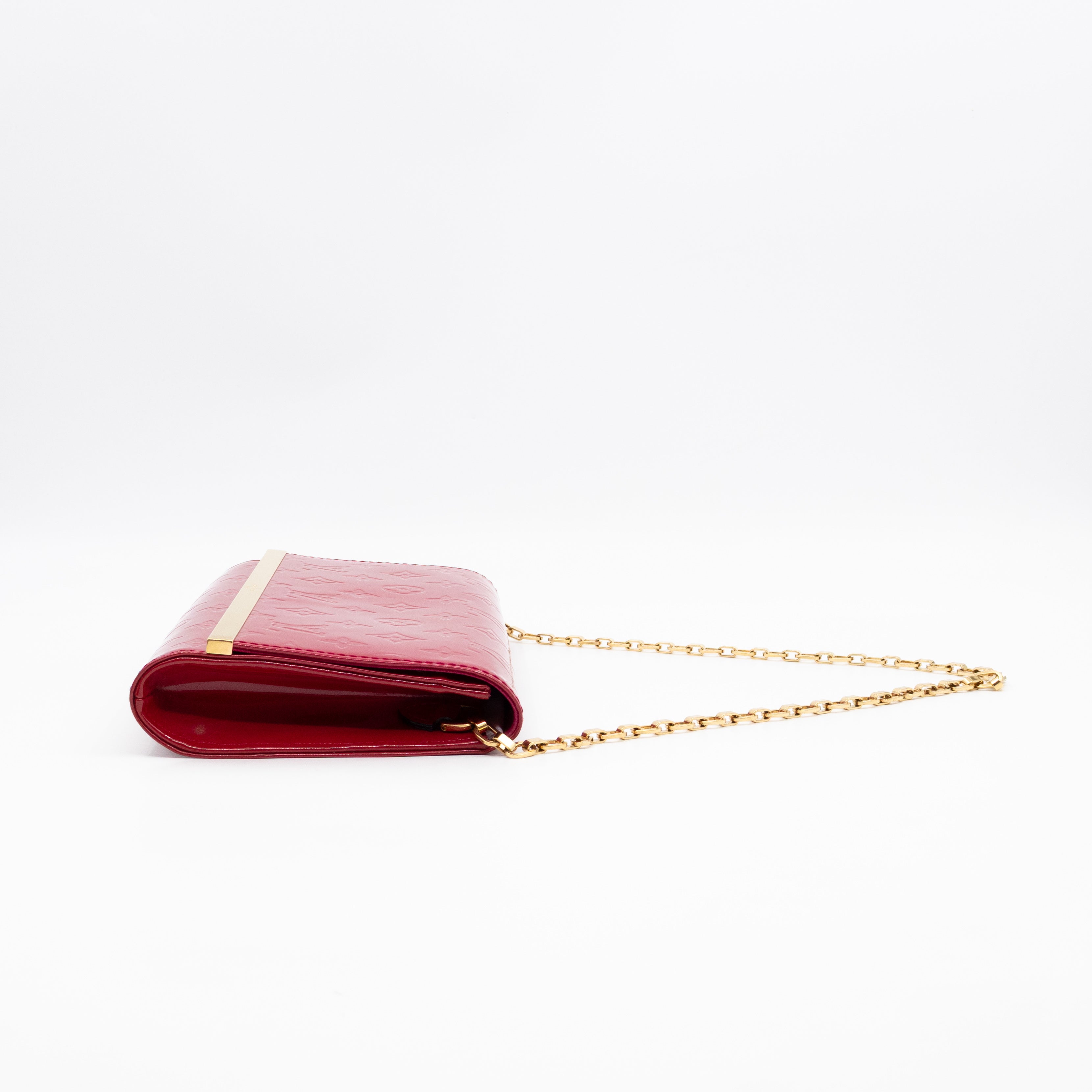 Ana Clutch Vernis Indian Rose