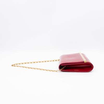 Ana Clutch Vernis Indian Rose