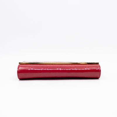 Ana Clutch Vernis Indian Rose